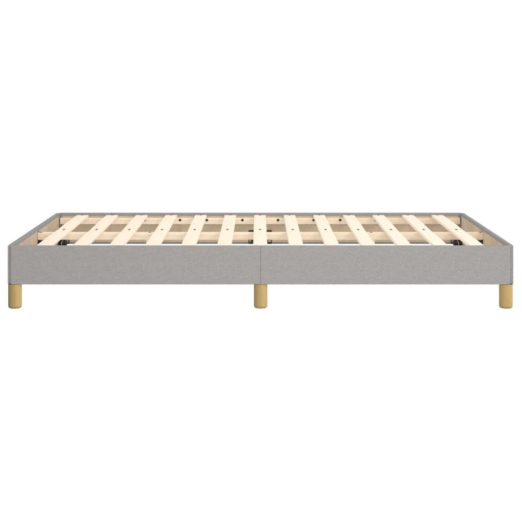 Bedframe Stof Lichtgrijs 120 x 190 cm 25 cm