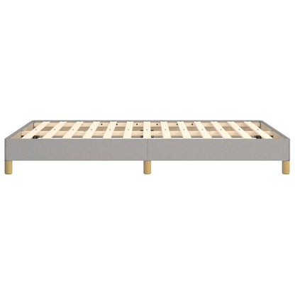 Bedframe Stof Lichtgrijs 120 x 190 cm 25 cm