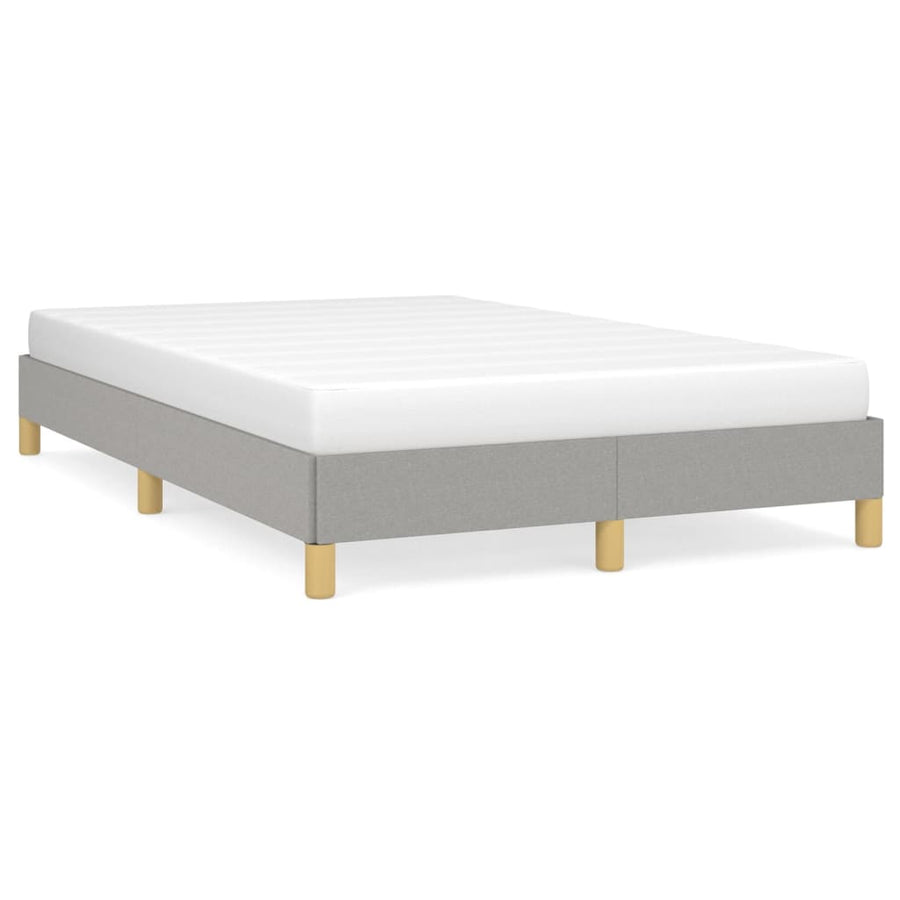 Bedframe Stof Lichtgrijs 120 x 190 cm 25 cm