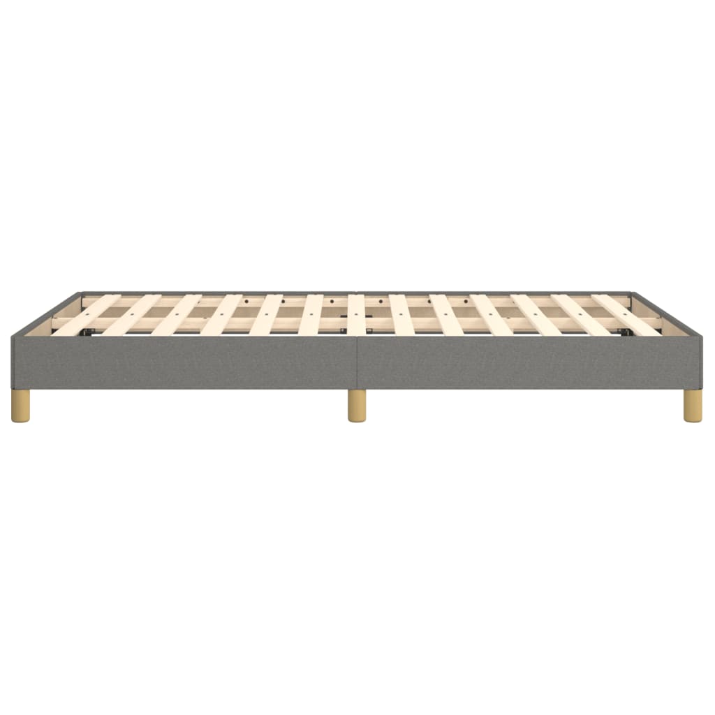 Bedframe Stof Donkergrijs 120 x 190 cm 25 cm