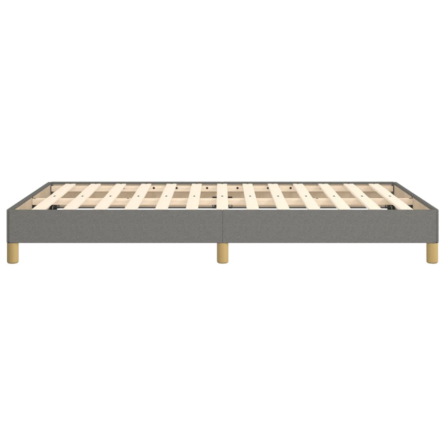 Bedframe Stof Donkergrijs 120 x 190 cm 25 cm
