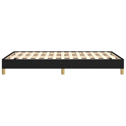 Bedframe Stof Zwart 120 x 190 cm 25 cm
