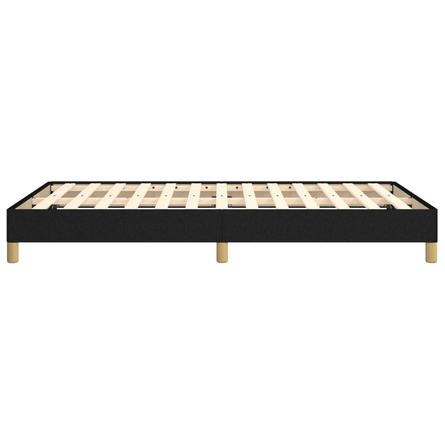 Bedframe Stof Zwart 120 x 190 cm 25 cm