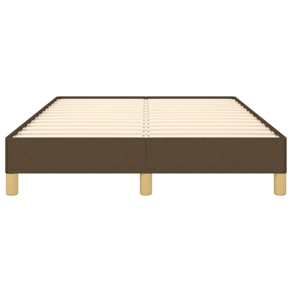Bedframe Stof Donkerbruin 120 x 190 cm 25 cm