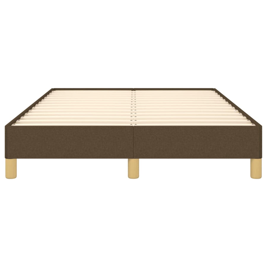 Bedframe Stof Donkerbruin 120 x 190 cm 25 cm