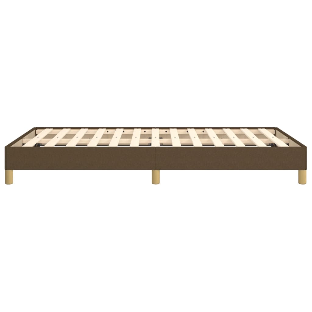Bedframe Stof Donkerbruin 120 x 190 cm 25 cm