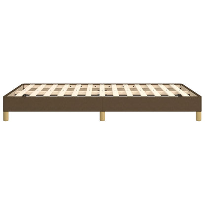 Bedframe Stof Donkerbruin 120 x 190 cm 25 cm