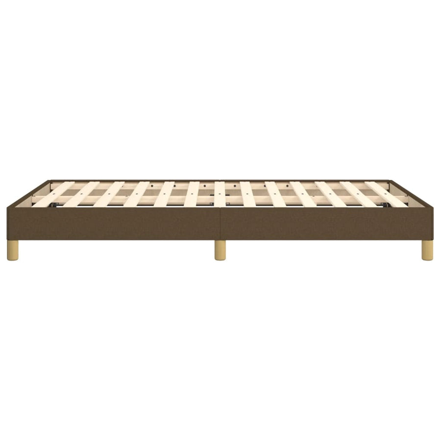 Bedframe Stof Donkerbruin 120 x 190 cm 25 cm