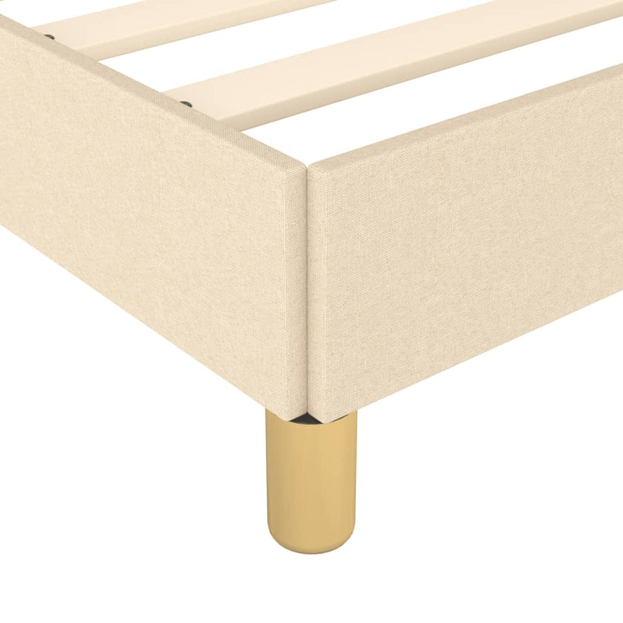Bedframe Stof Kleurig Crème 120 x 190 cm 25 cm