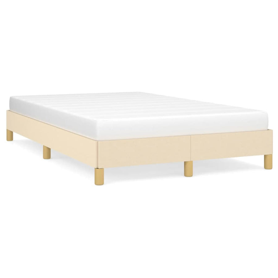 Bedframe Stof Kleurig Crème 120 x 190 cm 25 cm
