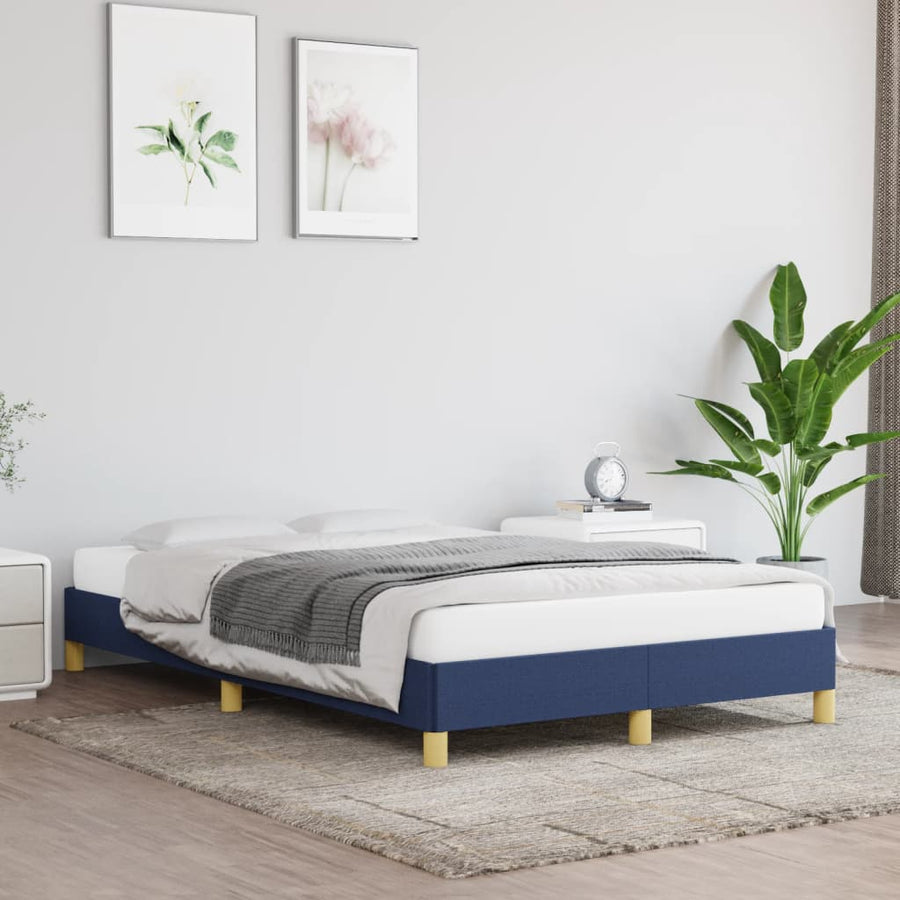Bedframe Stof Blauw 120 x 190 cm 25 cm