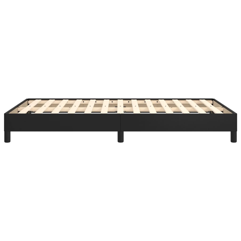 Bedframe Kunstleer Zwart 120 x 190 cm 25 cm