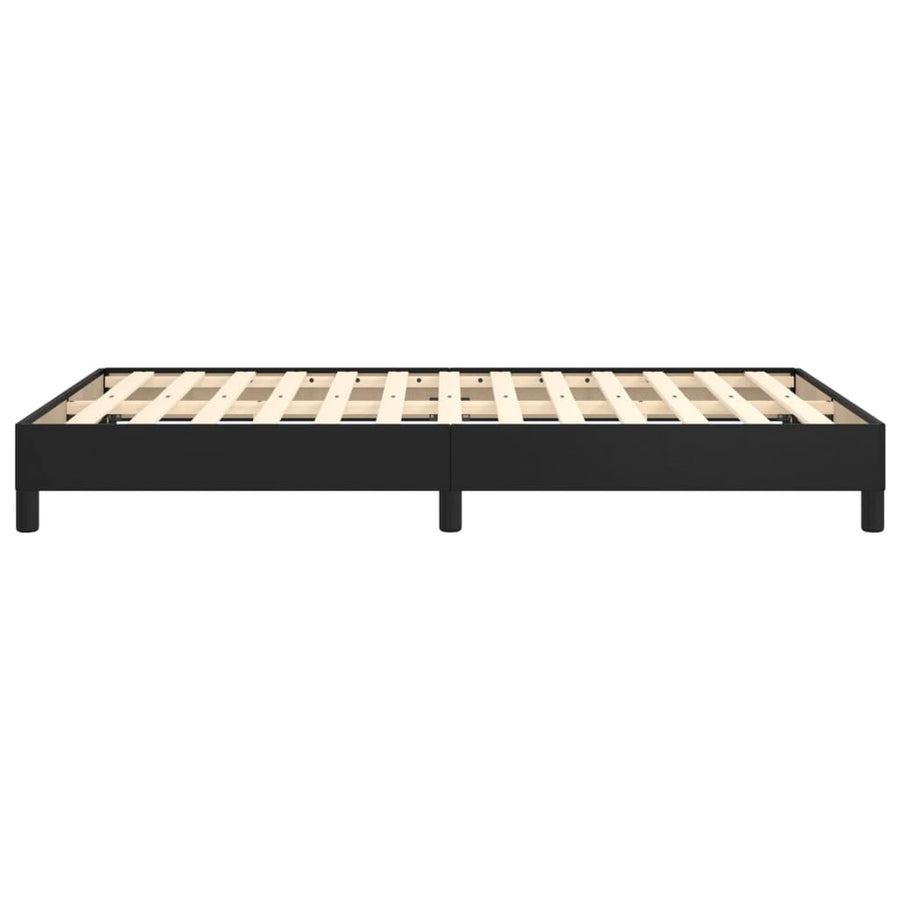 Bedframe Kunstleer Zwart 120 x 190 cm 25 cm