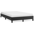 Bedframe 120x190 cm kunstleer zwart