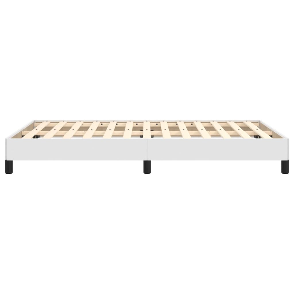 Bedframe Kunstleer Wit 120 x 190 cm 25 cm