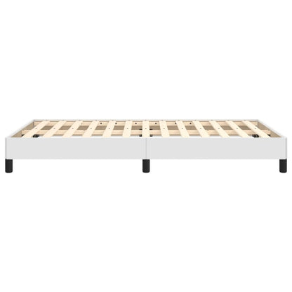 Bedframe Kunstleer Wit 120 x 190 cm 25 cm