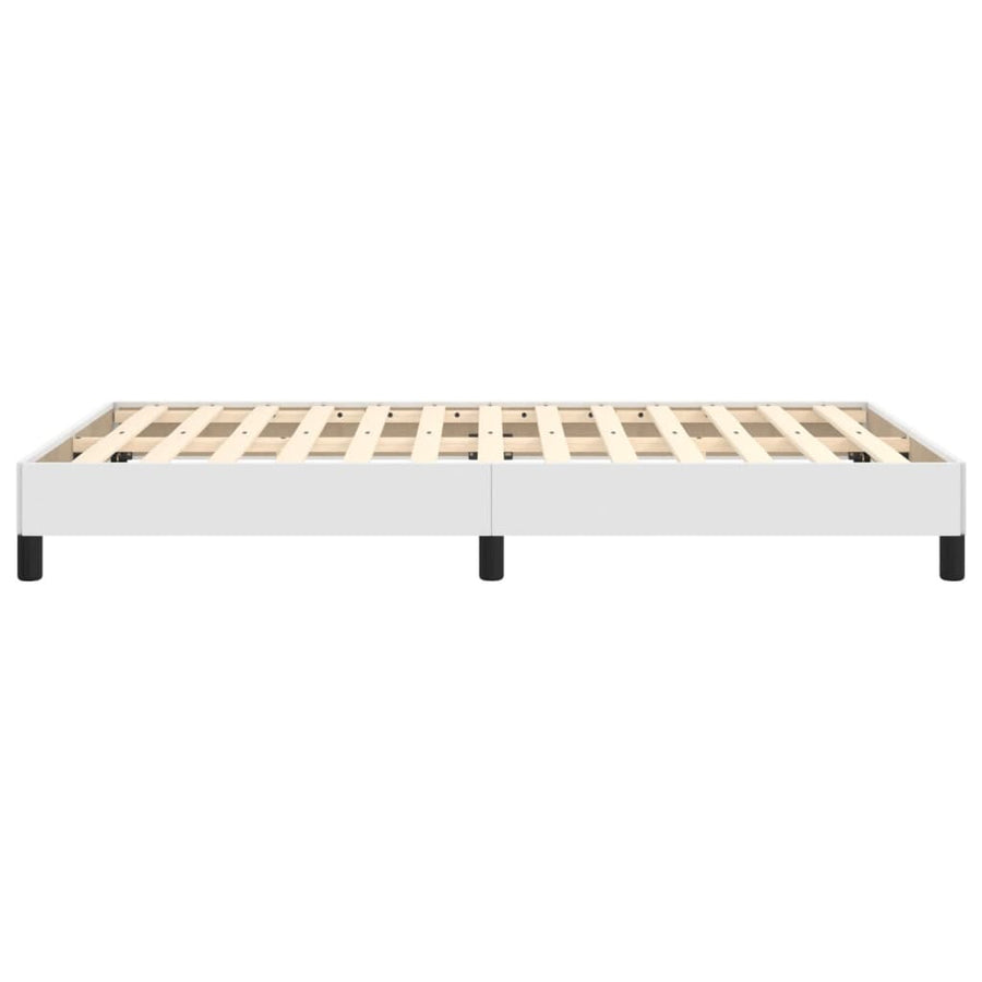 Bedframe Kunstleer Wit 120 x 190 cm 25 cm