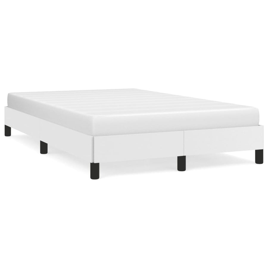 Bedframe Kunstleer Wit 120 x 190 cm 25 cm