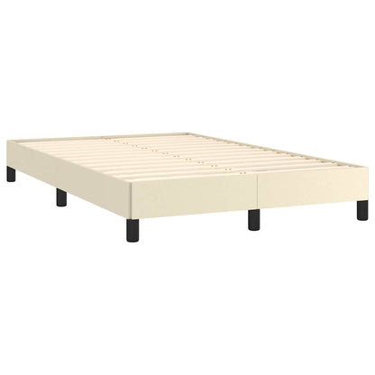 Bedframe zonder matras 120x190 cm kunstleer crème