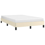 Bedframe 120x190 cm kunstleer crème