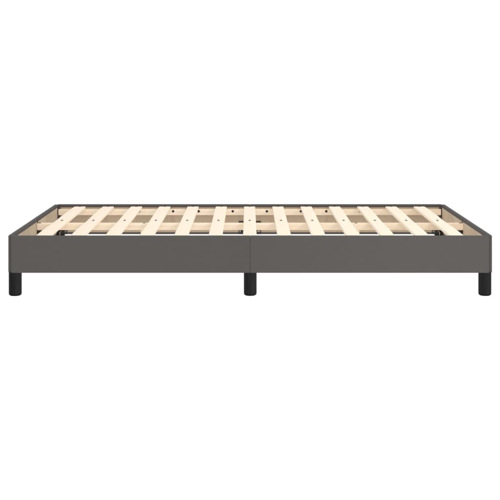 Bedframe Kunstleer Grijs 120 x 190 cm 25 cm