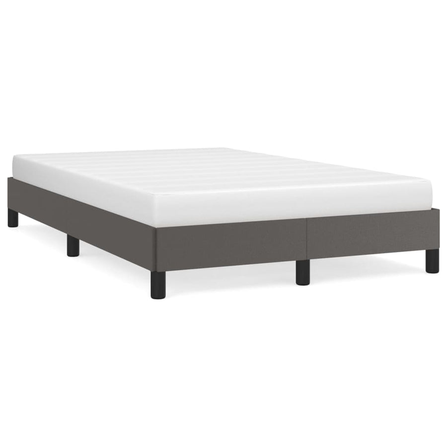 Bedframe Kunstleer Grijs 120 x 190 cm 25 cm