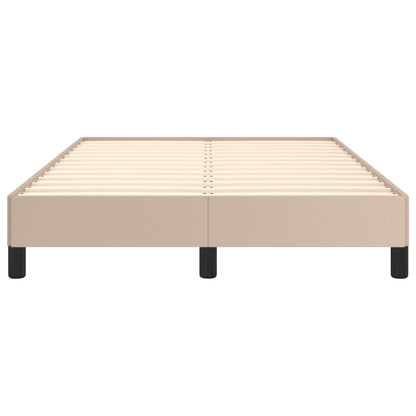Bedframe Kunstleer Kleurig Cappuccino 120 x 190 cm 25 cm