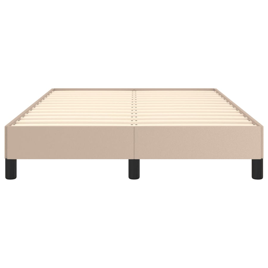 Bedframe Kunstleer Kleurig Cappuccino 120 x 190 cm 25 cm