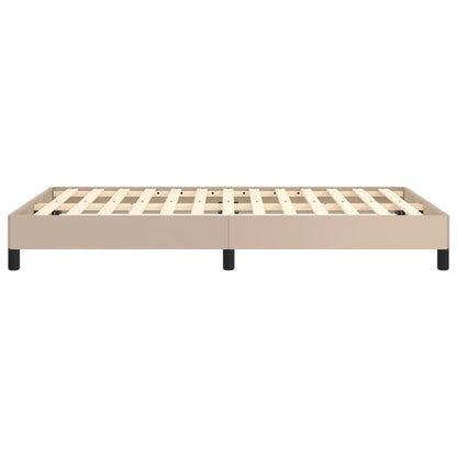 Bedframe Kunstleer Kleurig Cappuccino 120 x 190 cm 25 cm