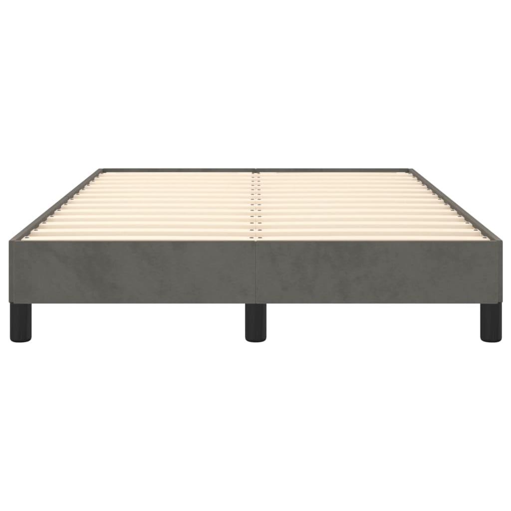 Bedframe Fluweel Donkergrijs 120 x 190 cm 25 cm