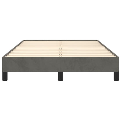 Bedframe Fluweel Donkergrijs 120 x 190 cm 25 cm