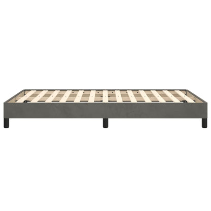 Bedframe Fluweel Donkergrijs 120 x 190 cm 25 cm