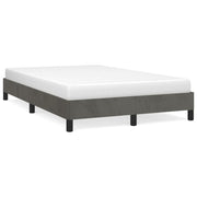 Bedframe 120x190 cm fluweel donkergrijs