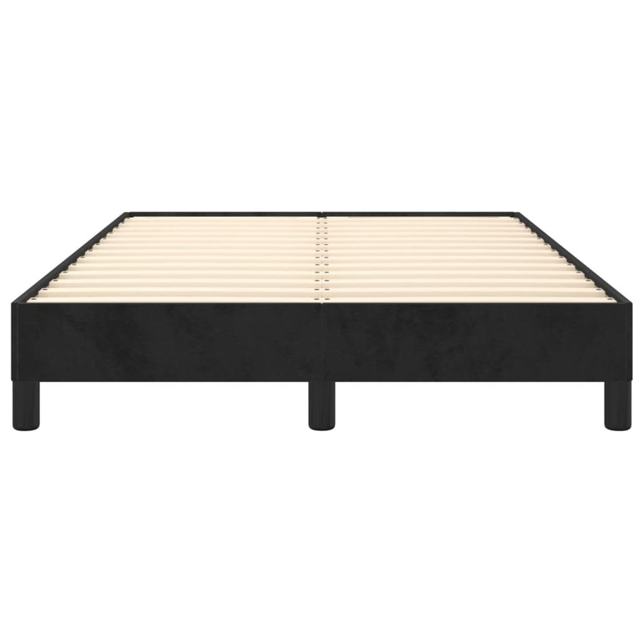 Bedframe Fluweel Zwart 120 x 190 cm 25 cm