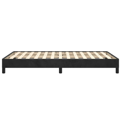 Bedframe Fluweel Zwart 120 x 190 cm 25 cm