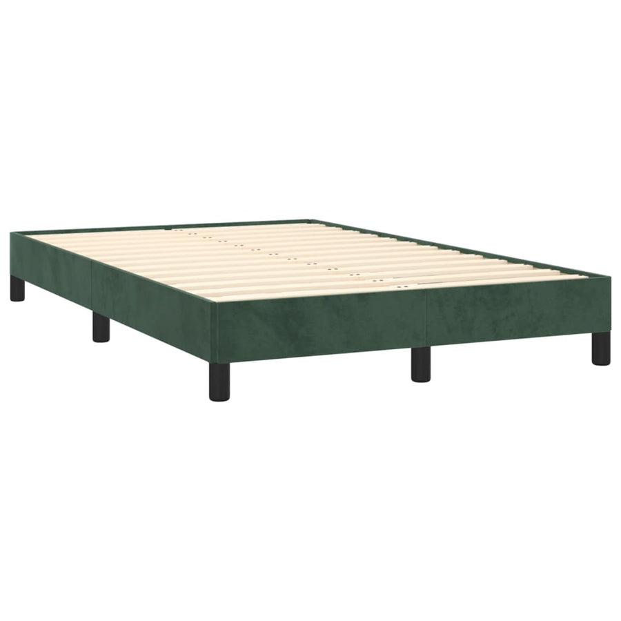 Bedframe Fluweel Donkergroen 120 x 190 cm 25 cm