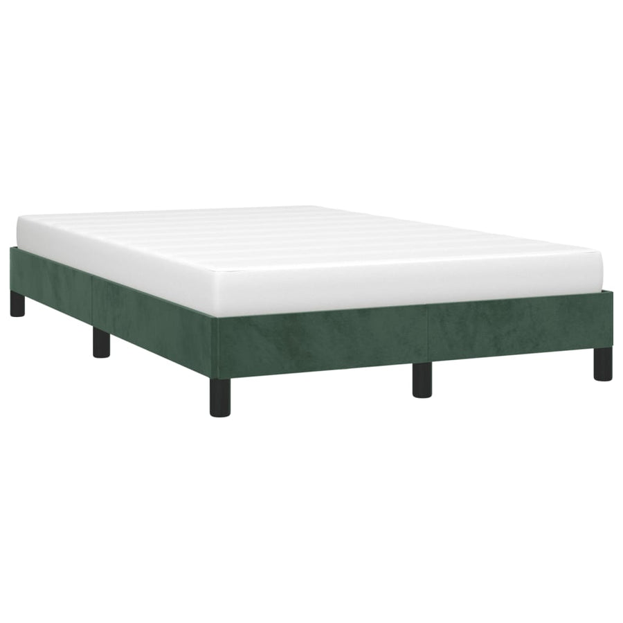 Bedframe Fluweel Donkergroen 120 x 190 cm 25 cm