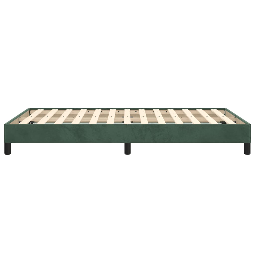 Bedframe Fluweel Donkergroen 120 x 190 cm 25 cm