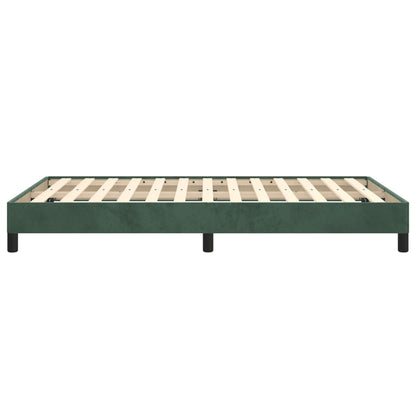 Bedframe Fluweel Donkergroen 120 x 190 cm 25 cm
