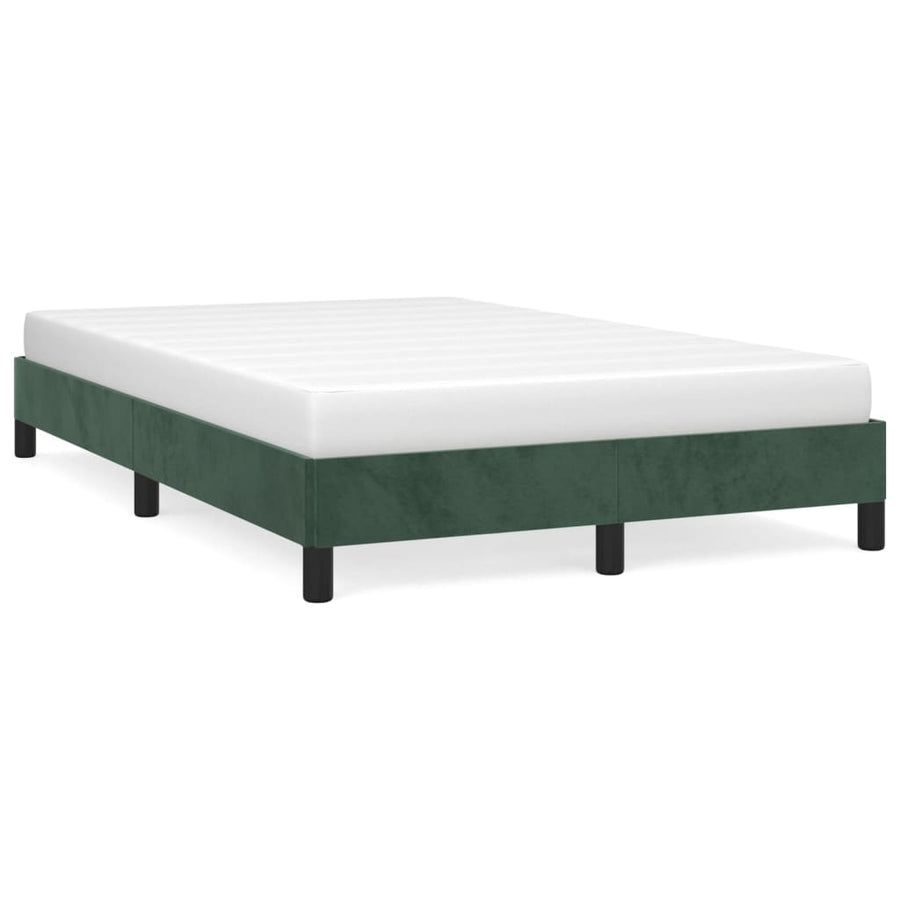 Bedframe Fluweel Donkergroen 120 x 190 cm 25 cm