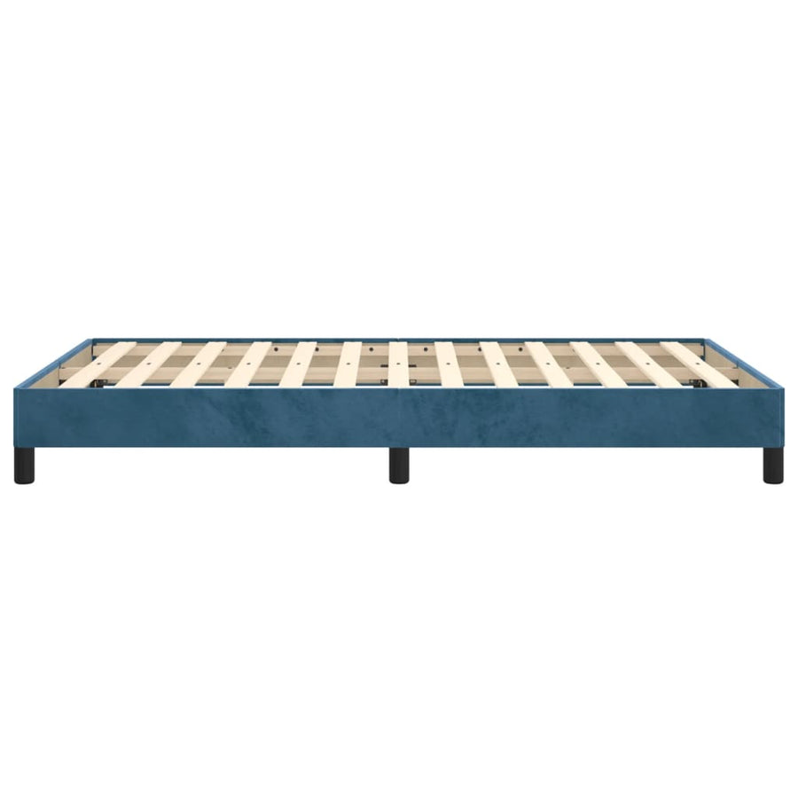 Bedframe Fluweel Donkerblauw 120 x 190 cm 25 cm