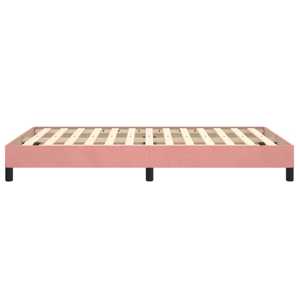 Bedframe Fluweel Roze 120 x 190 cm 25 cm