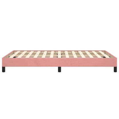 Bedframe Fluweel Roze 120 x 190 cm 25 cm