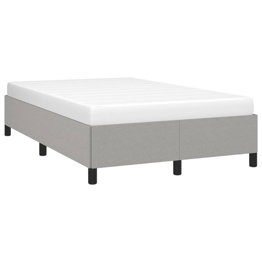 Bedframe Stof Lichtgrijs 120 x 190 cm 33.5 cm