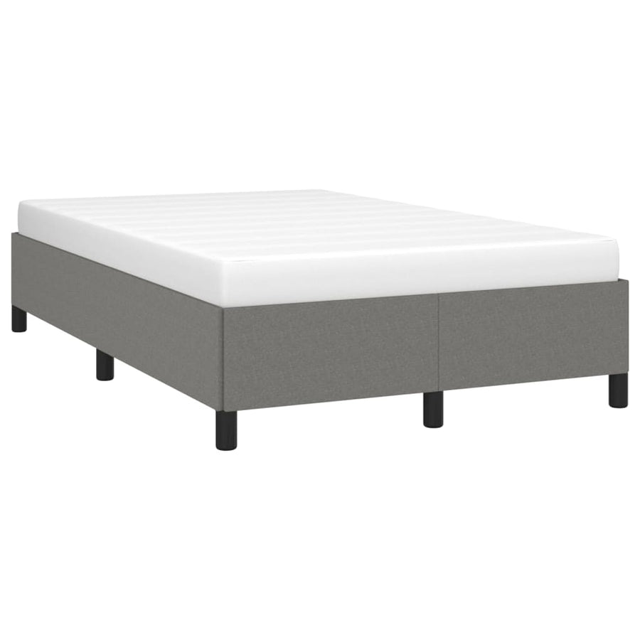 Bedframe Stof Donkergrijs 120 x 190 cm 33.5 cm
