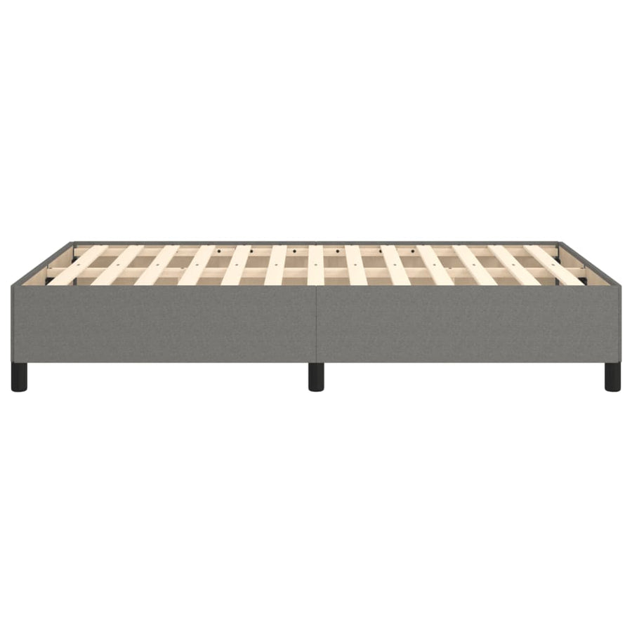 Bedframe Stof Donkergrijs 120 x 190 cm 33.5 cm