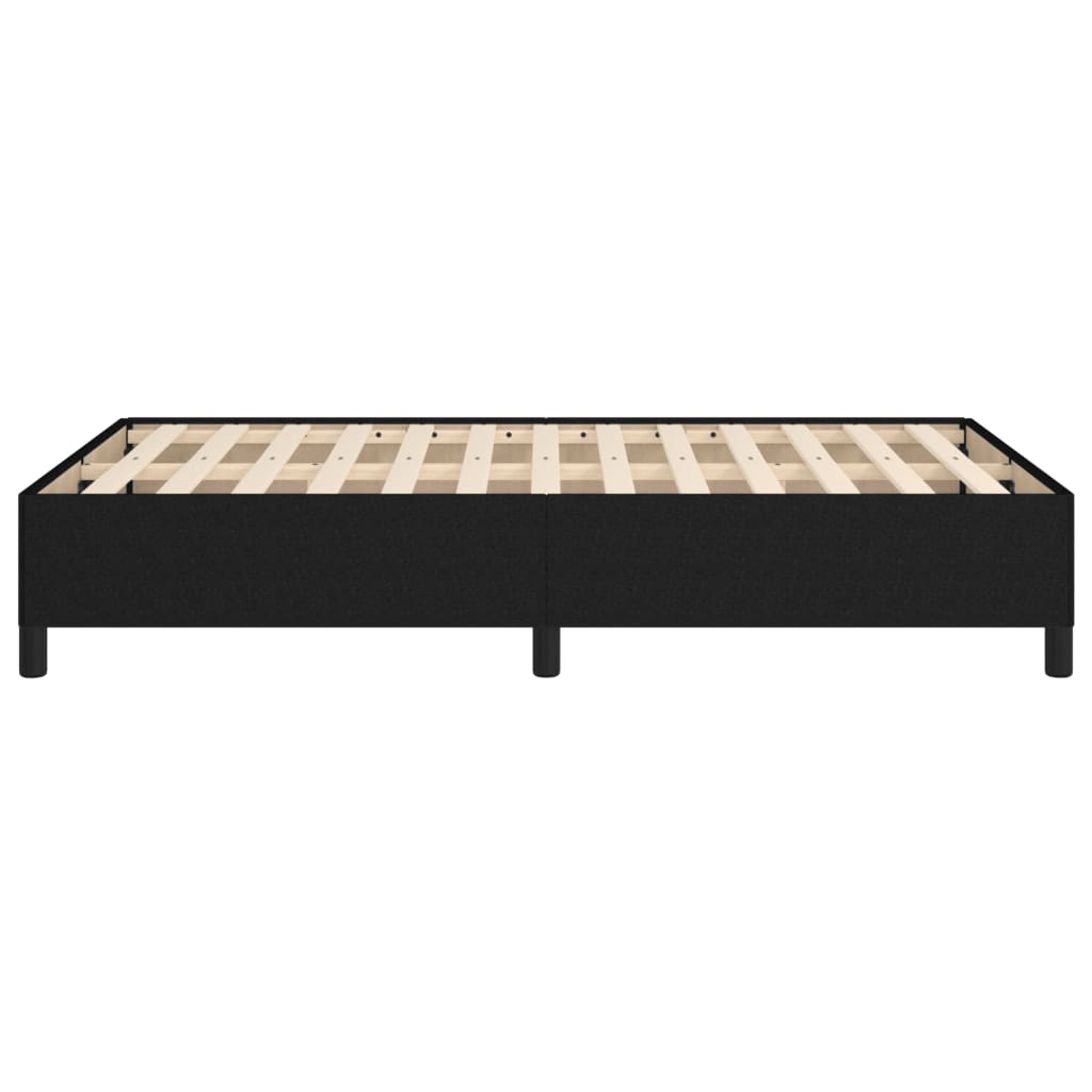 Bedframe Stof Zwart 120 x 190 cm 33.5 cm