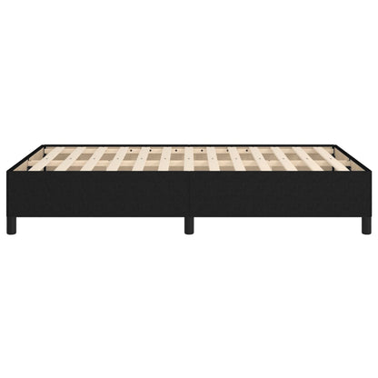 Bedframe Stof Zwart 120 x 190 cm 33.5 cm