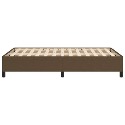 Bedframe Stof Donkerbruin 120 x 190 cm 33.5 cm