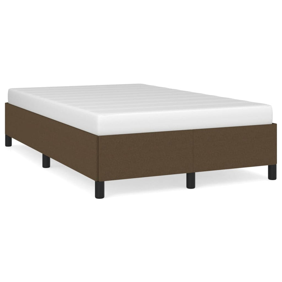 Bedframe Stof Donkerbruin 120 x 190 cm 33.5 cm